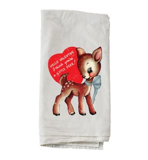 Little Deer Valentine Towel